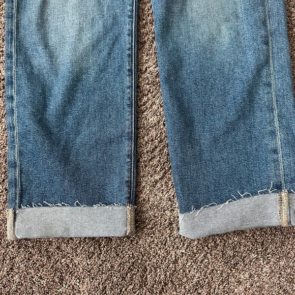 LOFT The Straight button up cuffed jeans 29/8 - Picture 3 of 4